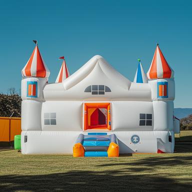 weddings birthday parties 15ft x 15ft bouncy castle with slide  PVC inflatable jumping castle 950W powerful blower