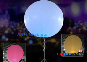 RGB LED Inflatable event lighting balloon for Advertising: Wedding and Party Tripod Stand