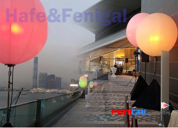 Colorful 1.6m Inflatable LED event lighting balloon for Outdoor Decoration Muse Series 160CM