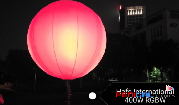 RGBW LED Balloon Light – A Stunning Lighting Solution for Events and Worksites