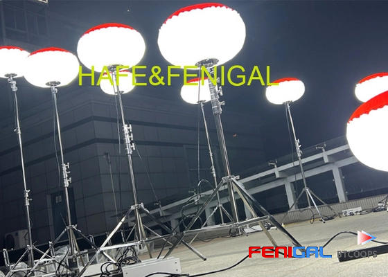 Glare-Free 400W LED Balloon Light Tower System for Construction and Emergency Site Lighting