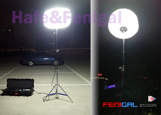 LED Balloon Light for Construction at Night: Reliable, Glare-Free Illumination