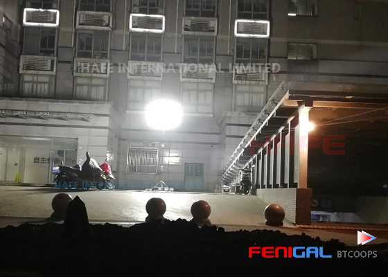 Big Area Night Worksite LED Balloon Light: The HAFE Sun1000 for Large-Scale Outdoor Illumination