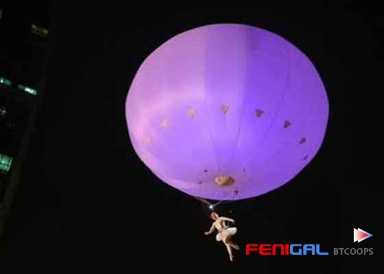 Dazzle Audiences with 7m Custom Manned Helium Balloon Lights for Acrobatic Spectacles