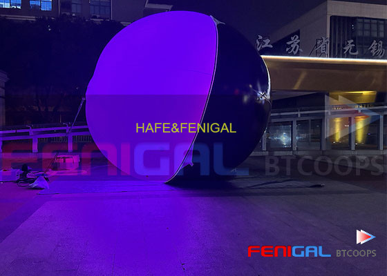 5m (16.4ft) RGB LED 4.8kW Spherical Film Balloon Light for Atmospheric Lighting